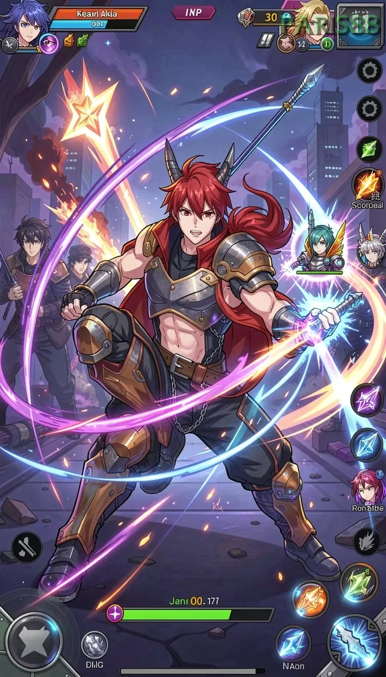 Screenshot Fire Blaze Blue Wizard Megaways 1
